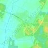 Топографическая карта Озаричи, высота, рельеф