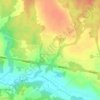 Топографическая карта Мальцево, высота, рельеф
