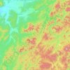 Топографическая карта Большая Уссурка, высота, рельеф