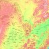 Топографическая карта 黑龙江省, высота, рельеф
