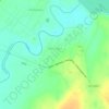 Топографическая карта Ждановка, высота, рельеф