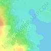 Топографическая карта Сумозеро, высота, рельеф