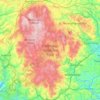 Топографическая карта Dartmoor National Park, высота, рельеф
