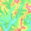 Топографическая карта Louignac, высота, рельеф