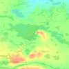 Топографическая карта Вангозеро, высота, рельеф