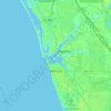 Топографическая карта Venice, высота, рельеф