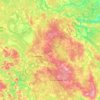 Топографическая карта Спировский муниципальный округ, высота, рельеф