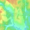 Топографическая карта Рождество, высота, рельеф