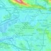 Топографическая карта Памплона, высота, рельеф