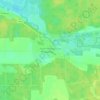Топографическая карта Подлесье Радваничское, высота, рельеф