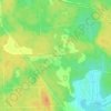 Топографическая карта Залесье, высота, рельеф