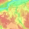 Топографическая карта Юхнов, высота, рельеф