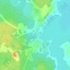 Топографическая карта Свапуще, высота, рельеф