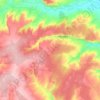 Топографическая карта Дюсьметьевское сельское поселение, высота, рельеф