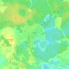 Топографическая карта Урбаны, высота, рельеф