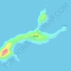 Топографическая карта 北尖岛, высота, рельеф