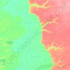 Топографическая карта Назаровское сельское поселение, высота, рельеф