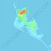 Топографическая карта 牛头岛, высота, рельеф