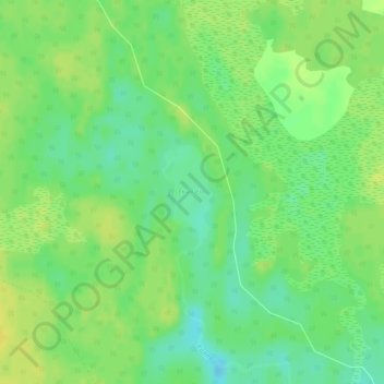 Топографическая карта Екшозеро, высота, рельеф