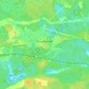 Топографическая карта Анциферово, высота, рельеф