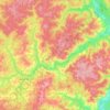 Топографическая карта Кобра, высота, рельеф