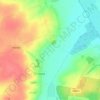 Топографическая карта Дунайчицы, высота, рельеф