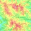 Топографическая карта Rouillac, высота, рельеф