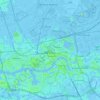 Топографическая карта Роттердам, высота, рельеф