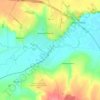 Топографическая карта городское поселение Нижний Ломов, высота, рельеф