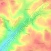 Топографическая карта Шаповалы, высота, рельеф