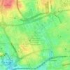 Топографическая карта Campo Grande, высота, рельеф