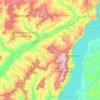 Топографическая карта Хвалынский район, высота, рельеф