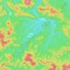Топографическая карта Шабановское сельское поселение, высота, рельеф