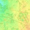 Топографическая карта Deurne, высота, рельеф
