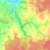 Топографическая карта Новосады, высота, рельеф