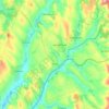 Топографическая карта Пырлица, высота, рельеф