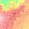 Топографическая карта Amarillo, высота, рельеф