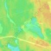 Топографическая карта Озерки, высота, рельеф