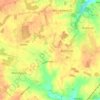 Топографическая карта Bracon Ash, высота, рельеф