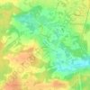 Топографическая карта Судники, высота, рельеф