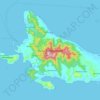 Топографическая карта Pulau Tanahjampea, высота, рельеф