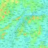 Топографическая карта Нанкин, высота, рельеф