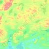 Топографическая карта 多玛乡, высота, рельеф