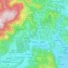 Топографическая карта Мозирье, высота, рельеф