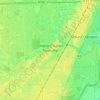 Топографическая карта Clinton Charter Township, высота, рельеф