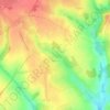 Топографическая карта Язвинки, высота, рельеф