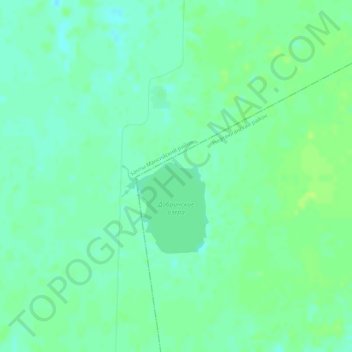 Топографическая карта Добринские озёра, высота, рельеф