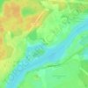 Топографическая карта Островки, высота, рельеф