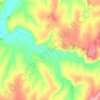 Топографическая карта сельское поселение Шпановка, высота, рельеф