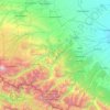 Топографическая карта Баксан, высота, рельеф